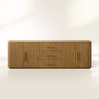 Finnley Wood Buffet Sideboard 3 Drawers TV Cabinets Countertop Entrance Cabinets