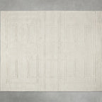 Asher Hand-Knotted Rug  from 100% New Zealand Wool Carpet Modern Minimalist & Italian Understated Luxury Style