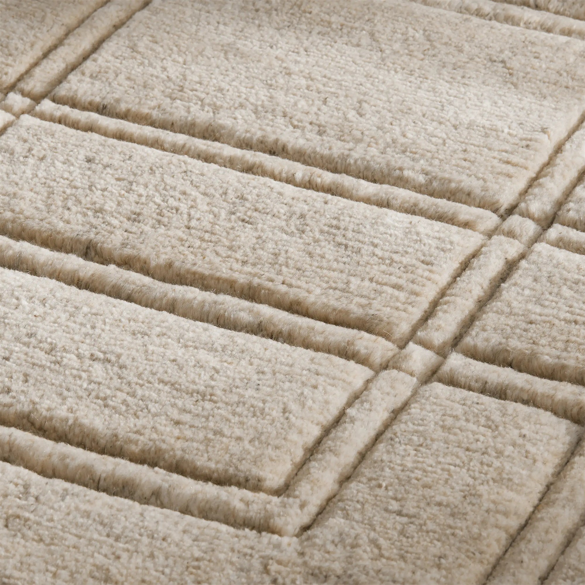 Asher Hand-Knotted Rug  from 100% New Zealand Wool Carpet Modern Minimalist & Italian Understated Luxury Style