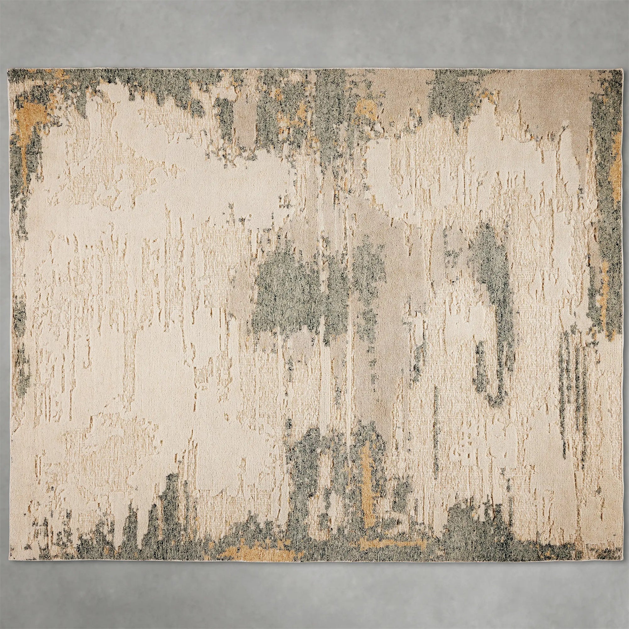 Jeppard Hand-Knotted Rug Matural Coarse-Carded Wool Carpet Minimalist Style