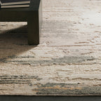 Jeppard Hand-Knotted Rug Matural Coarse-Carded Wool Carpet Minimalist Style