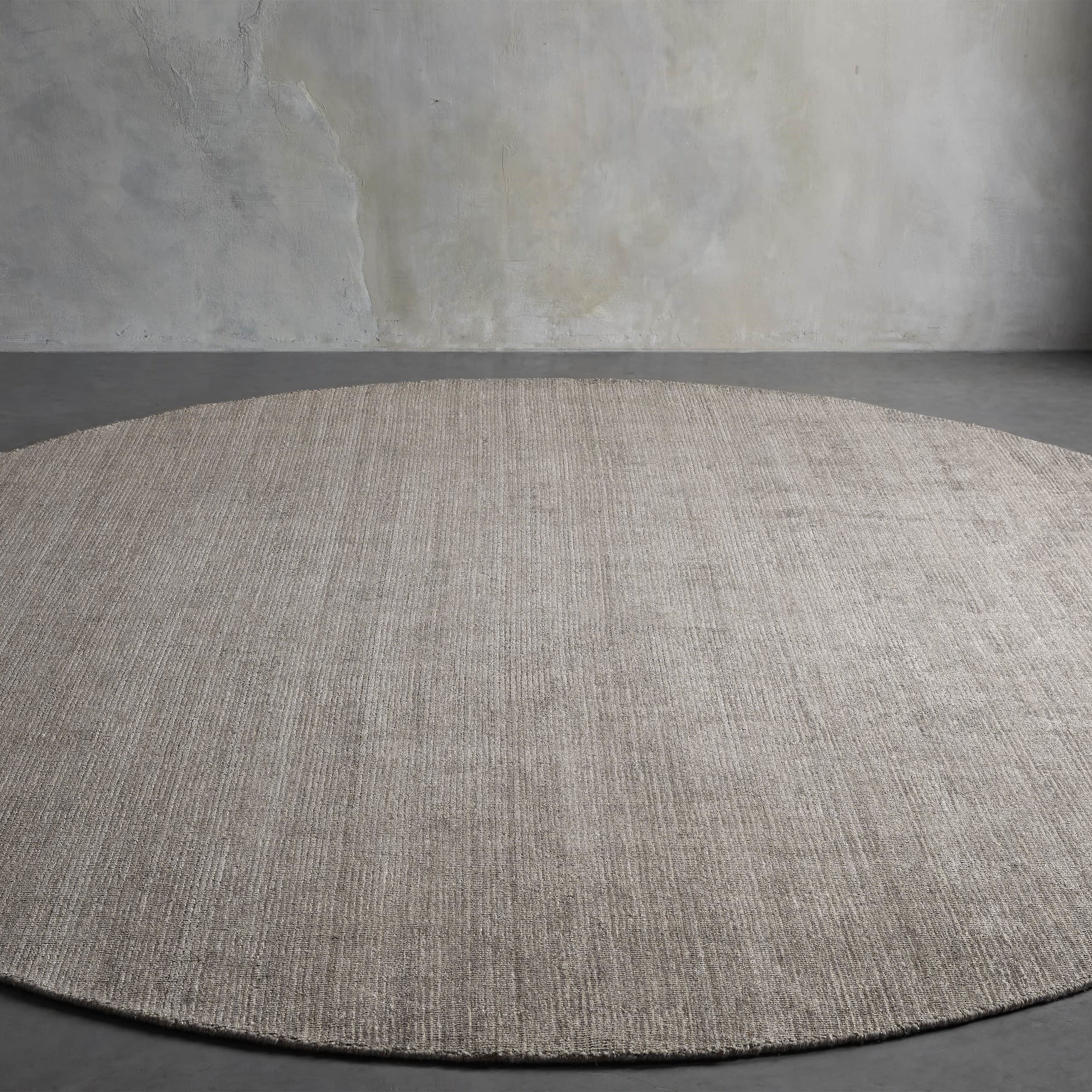 Tapis rond Jackson de style vintage