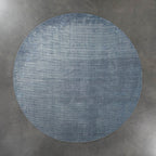 Tapis rond Jackson de style vintage