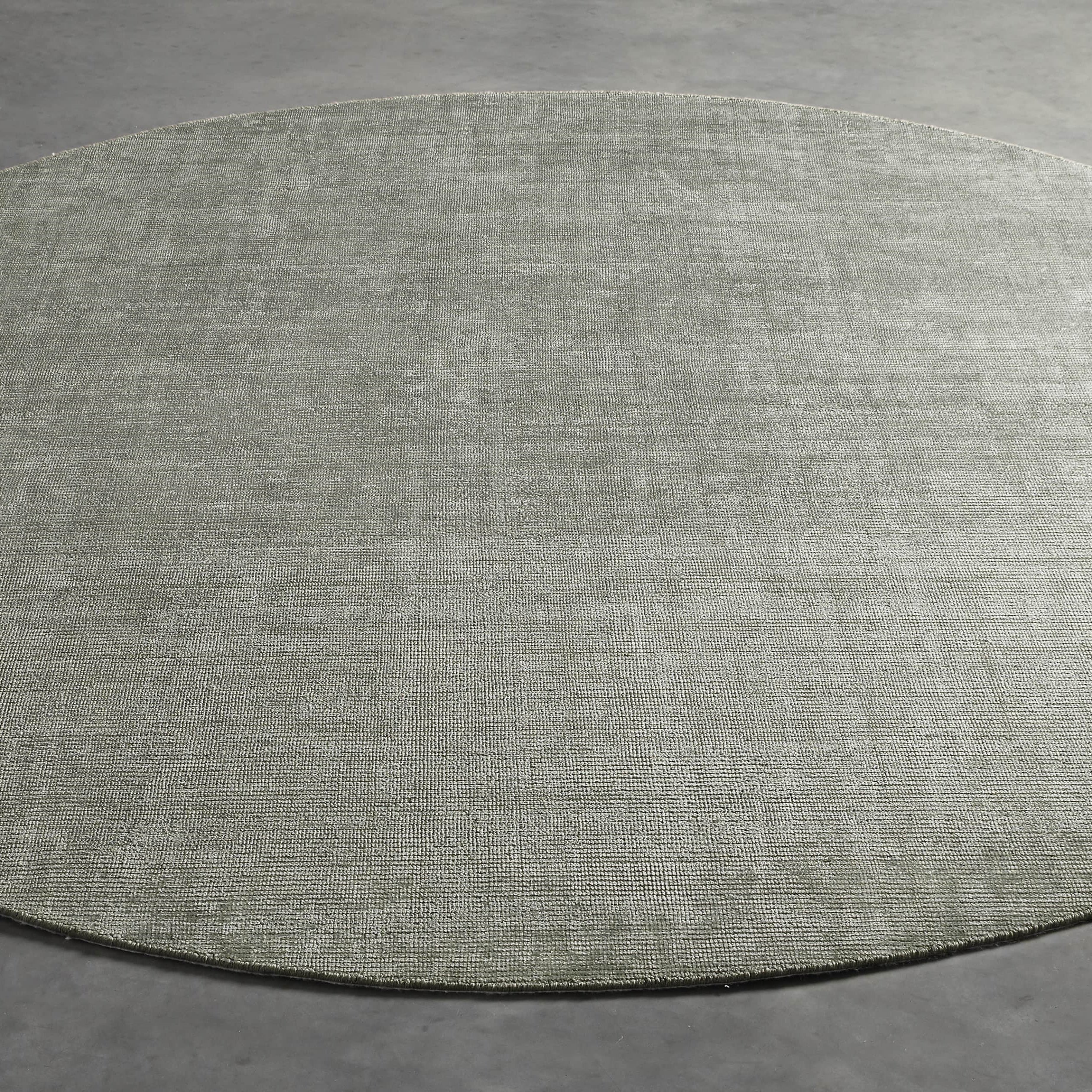 Tapis rond Jackson de style vintage