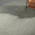 Tapis rond Jackson de style vintage