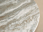 Edgewater Outdoor Dining Table in Jade Faux Marble Round Indoor Living Room Dinner Table