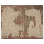 Jeppard Hand-Knotted Rug Matural Coarse-Carded Wool Carpet Minimalist Style