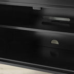 Lavenir French Open-Top Hutch Display Tall Cabinet Wood Dining Sideboard with Concealed Storage Base Cabinet