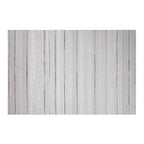 LiuJin Vertical Trace Abstract Ivory Area Rug with Minimalist Rhythm Carpet Modern Vertical Trace Texture Style