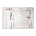 Meilade Linear Frame Abstract Ivory Area Rug with Artistic Retro & Minimalist Casual Carpet Modern Linear Frame Style
