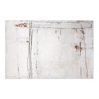 Meilade Linear Frame Abstract Ivory Area Rug with Artistic Retro & Minimalist Casual Carpet Modern Linear Frame Style