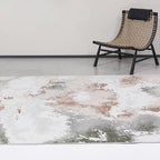 Melade Earthwash Abstract Multitone Area Rug Earth Tones & Relaxed Handcrafted Feel Carpet