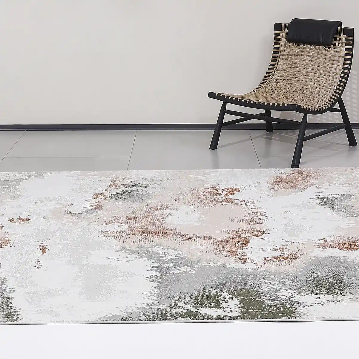 Melade Earthwash Abstract Multitone Area Rug Earth Tones & Relaxed Handcrafted Feel Carpet