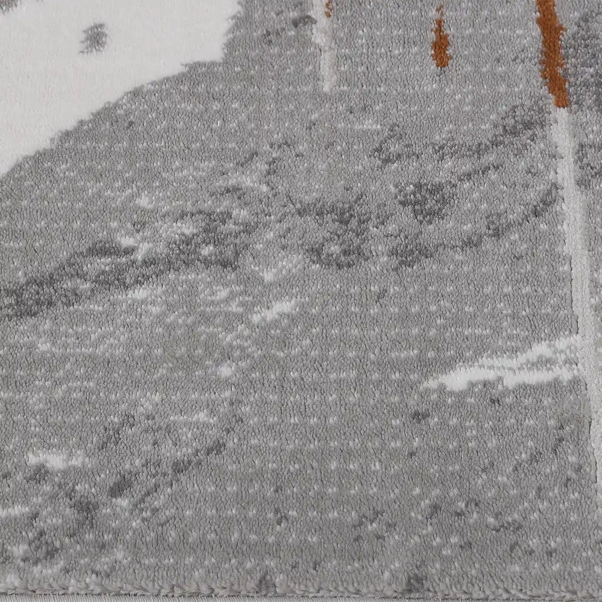 Melard Layered Grid Abstract Neutral Area Rug with Artistic Deconstruction & Spontaneous Sensibility Carpet