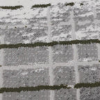 Melard Layered Grid Abstract Neutral Area Rug with Artistic Deconstruction & Spontaneous Sensibility Carpet
