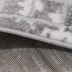 Melard Layered Grid Abstract Neutral Area Rug with Artistic Deconstruction & Spontaneous Sensibility Carpet