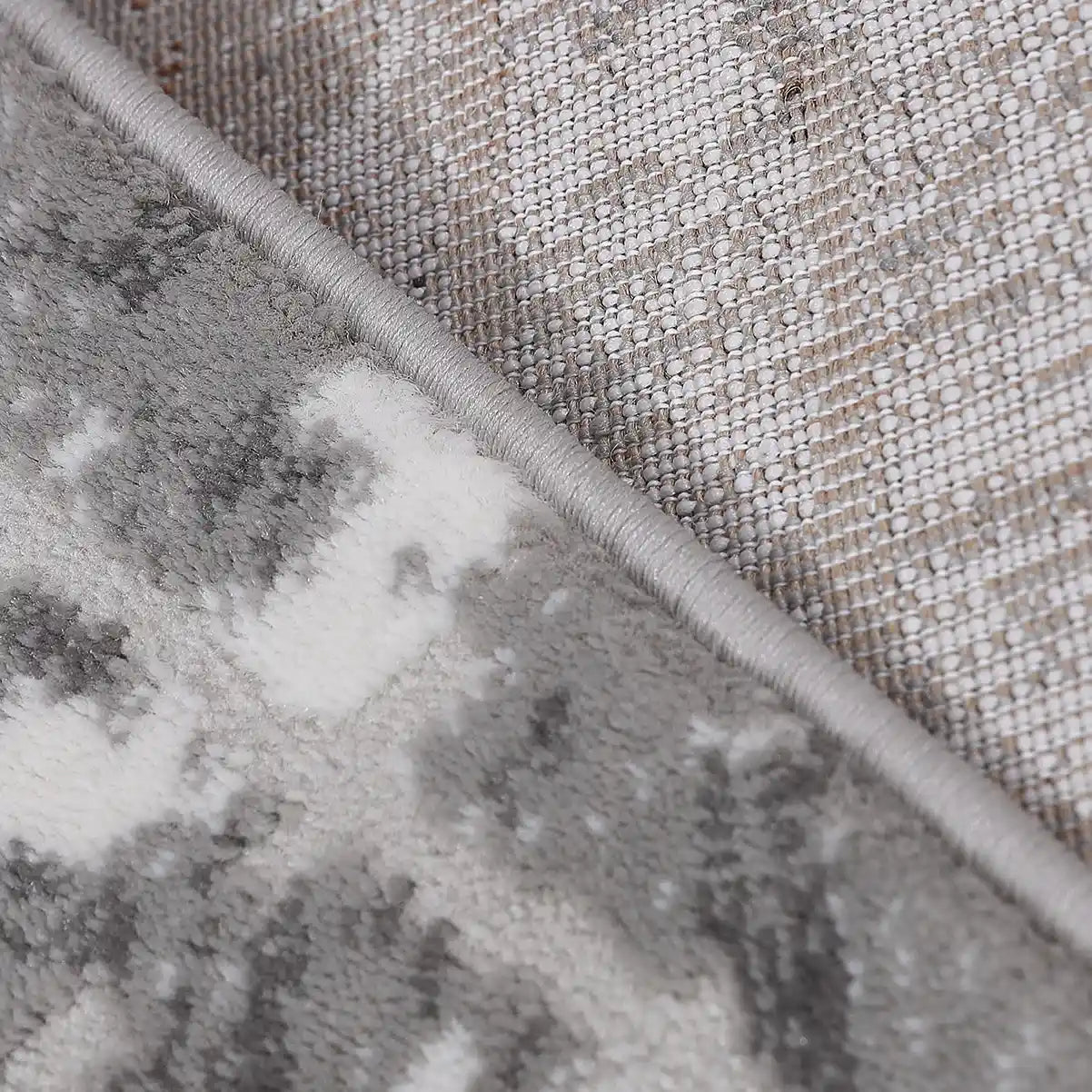 Melard Layered Grid Abstract Neutral Area Rug with Artistic Deconstruction & Spontaneous Sensibility Carpet