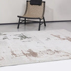 Melard Soft Washed Abstract Neutral Area Rug Relaxed Feel & Retro Texture Carpet Modern Soft Washed Style