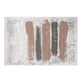Melard Vertical Block Abstract Textured Area Rug Handmade & Natural Feel Carpet Modern Textured Block Style