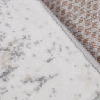Melard Vertical Block Abstract Textured Area Rug Handmade & Natural Feel Carpet Modern Textured Block Style