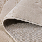Shanluan Soft Veiled Texture Neutral Area Rug Minimalist Nordic Style Carpet Soft Veiled Texture Style