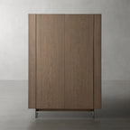 Mihaela Wood Sideboard Chestnut Buffet Cabinet Oiling Process Entryway Cabinet