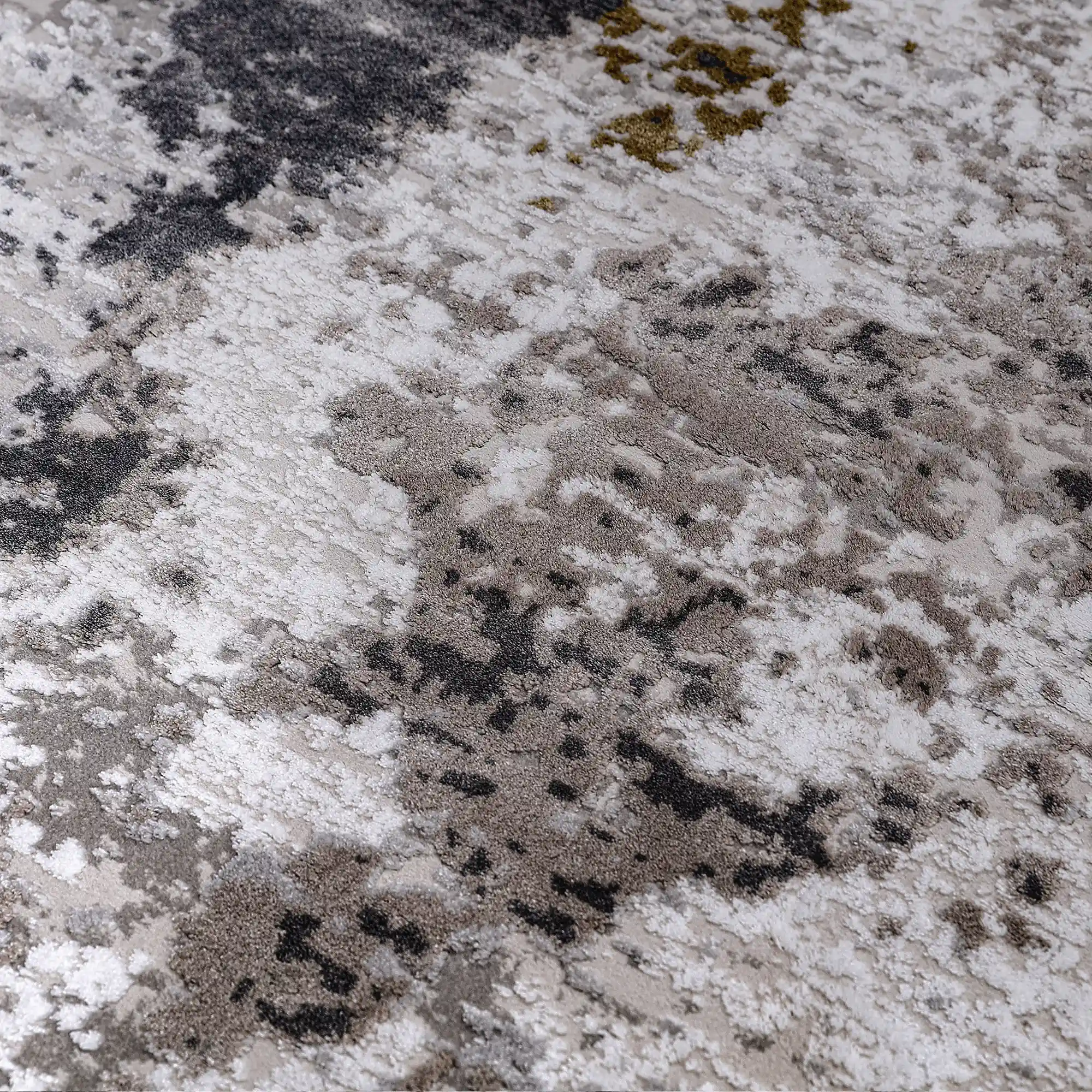 Milano Texturierter Abstrakter Neutraler Teppich Moderner Exquisiter Vielseitiger & Gemütlicher Teppich
