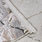 Milano Veined Abstract Neutral Area Rug Organic Stone Texture & Understated Luxury Carpet Modern Marble Vein Abstract Style