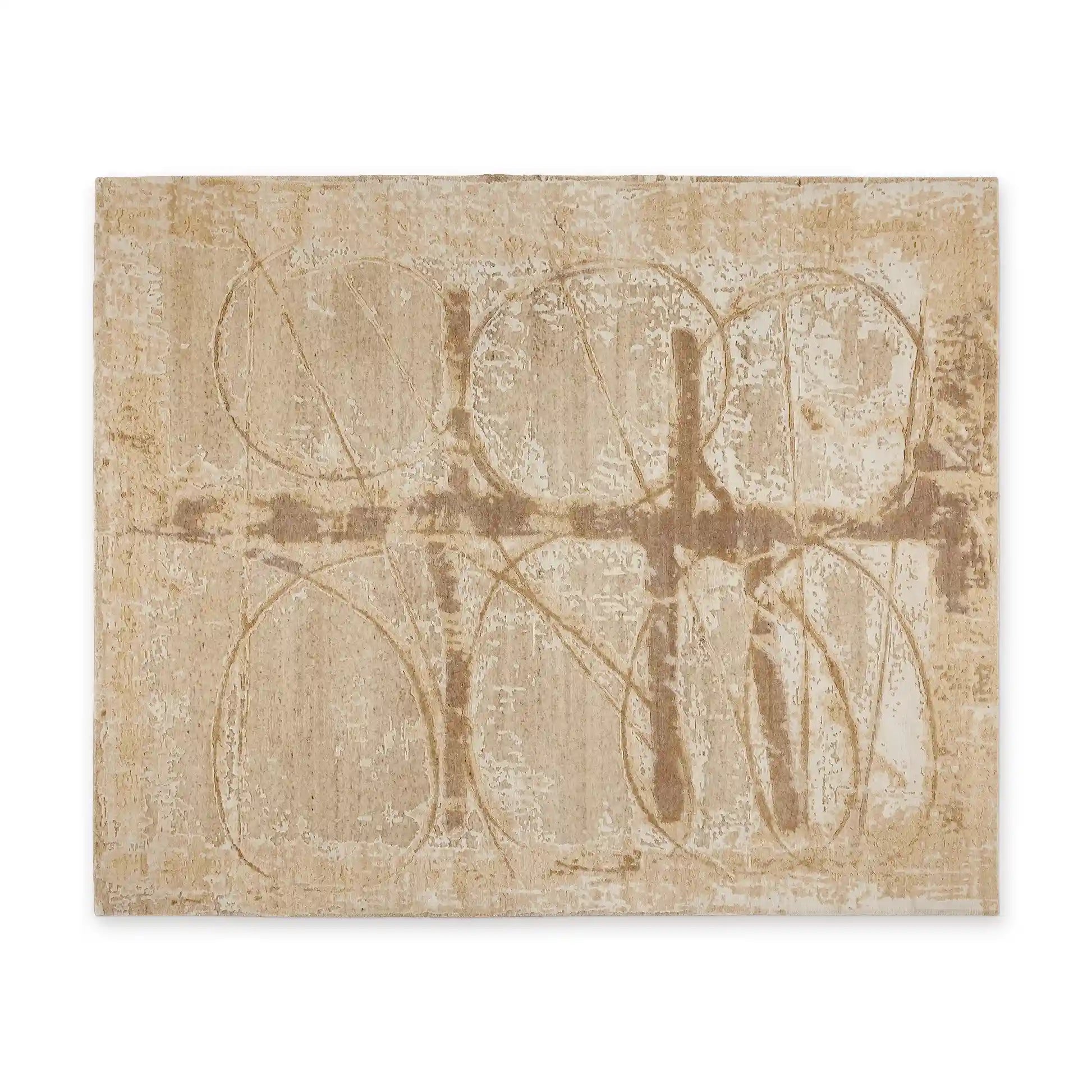 Bürka” Hand-Knotted Rug Collection Modern Art Abstract Style Carpet