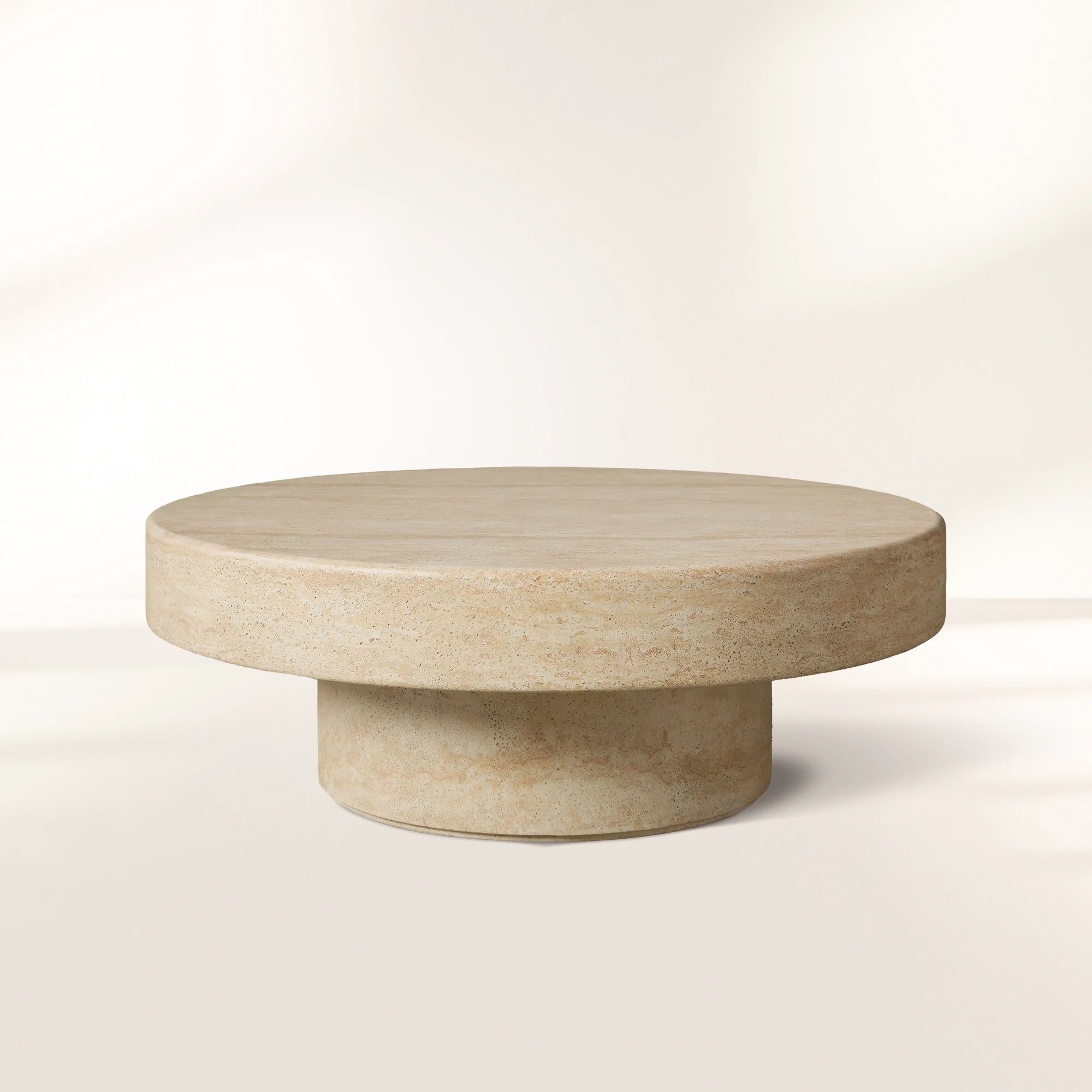 Azores Outdoor Round Coffee Table Modern Minimalist Living Room Center Table