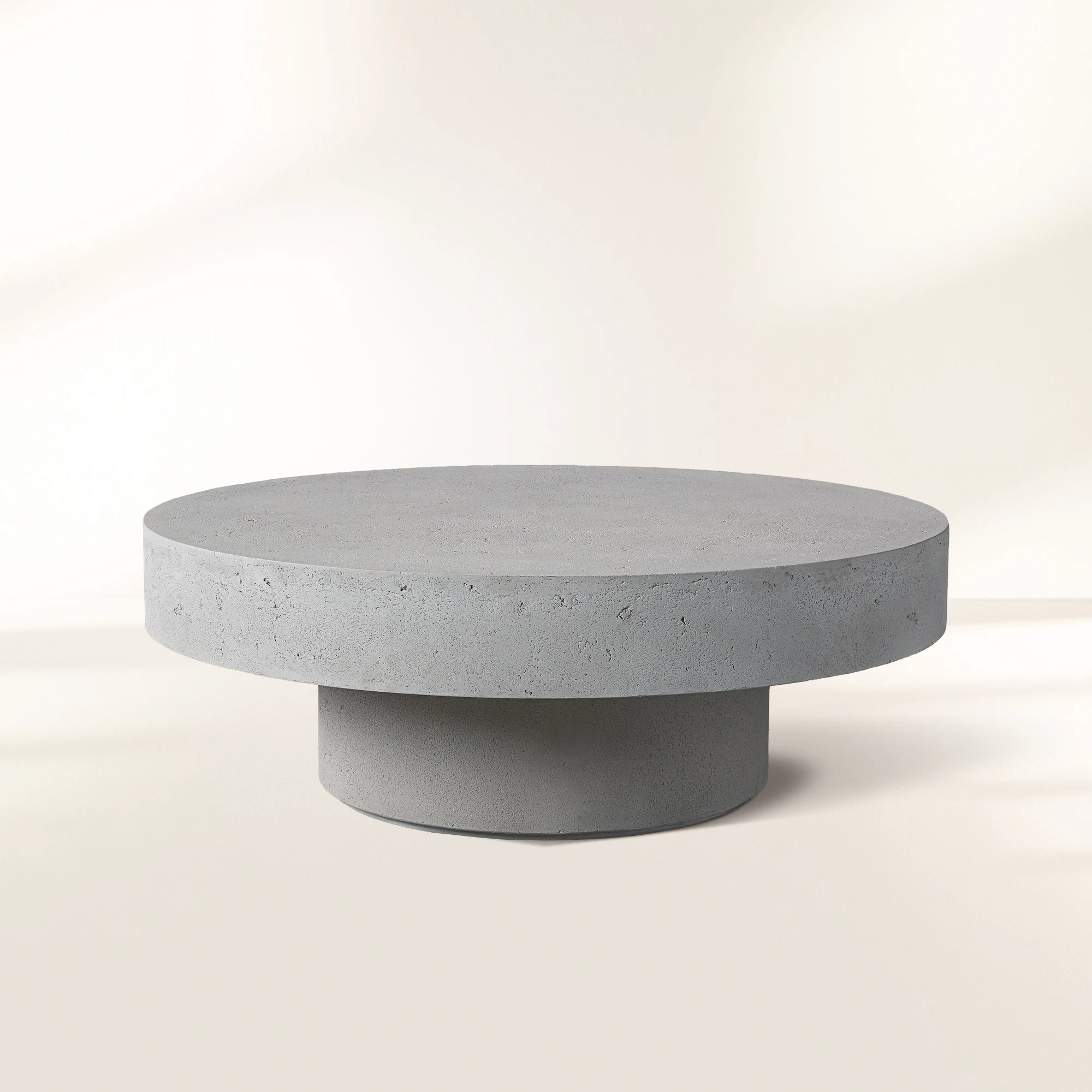 Azores Outdoor Round Coffee Table Modern Minimalist Living Room Center Table