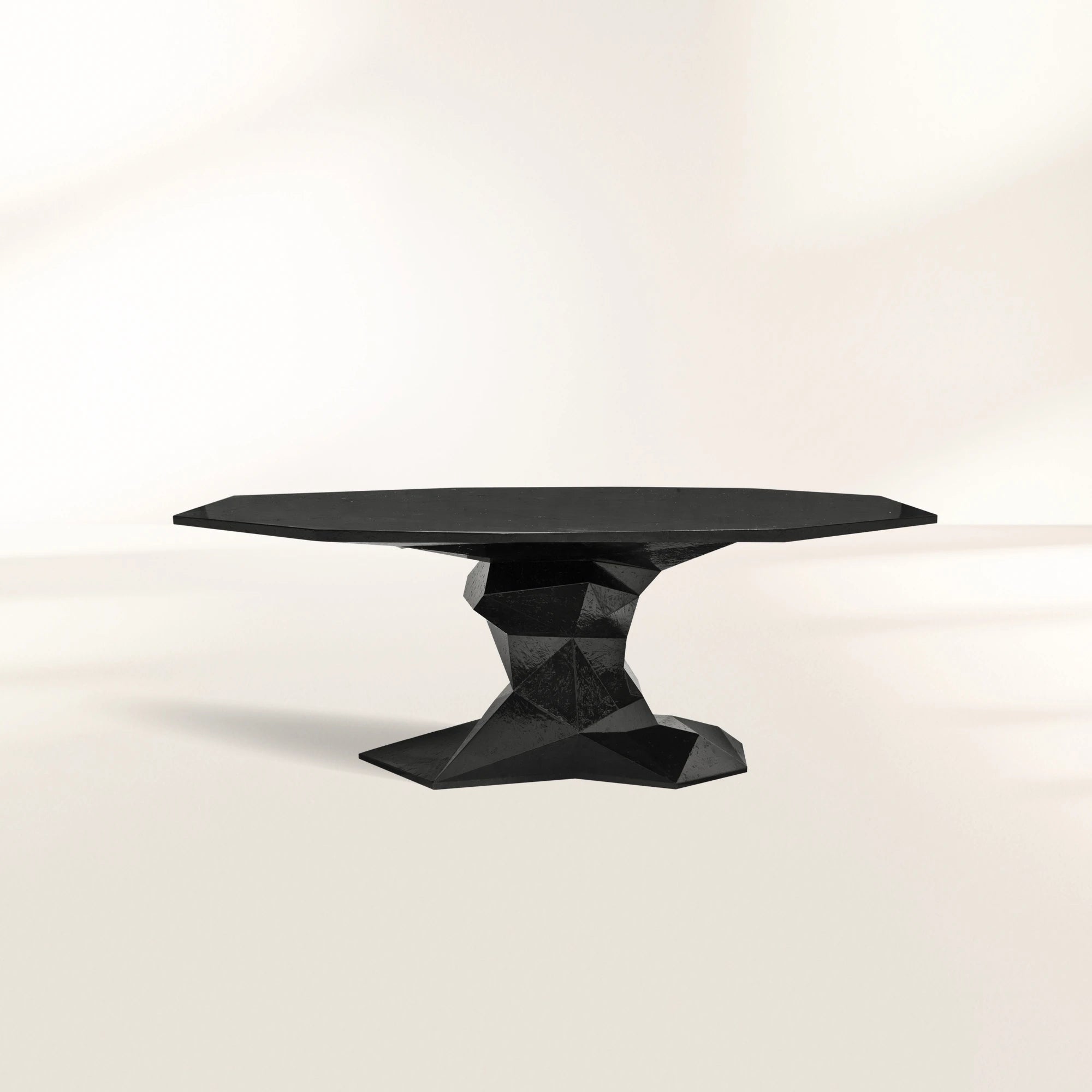 Bonsai Dining Table with Minimalism & Personalized Faceted Dining Table