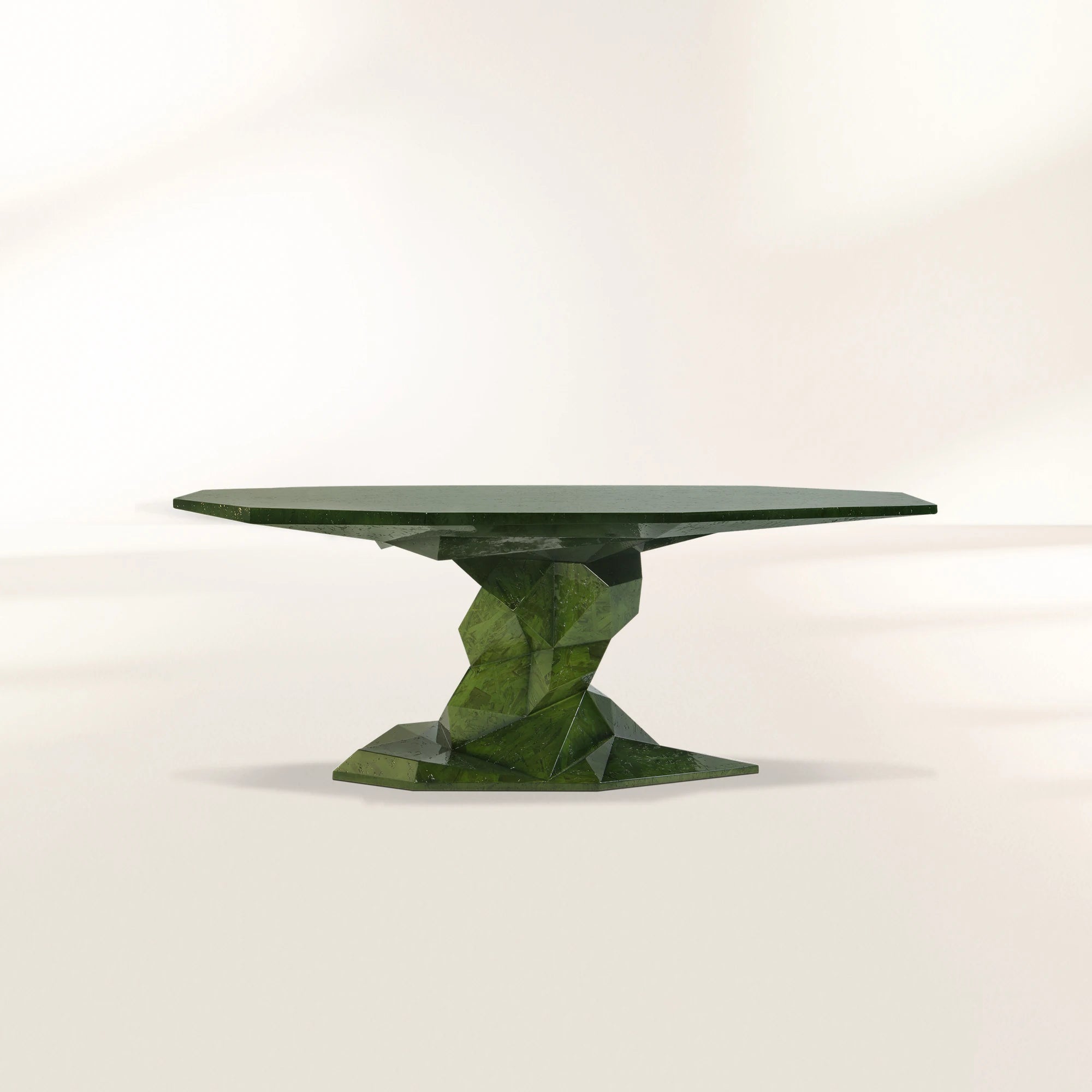 Bonsai Dining Table with Minimalism & Personalized Faceted Dining Table