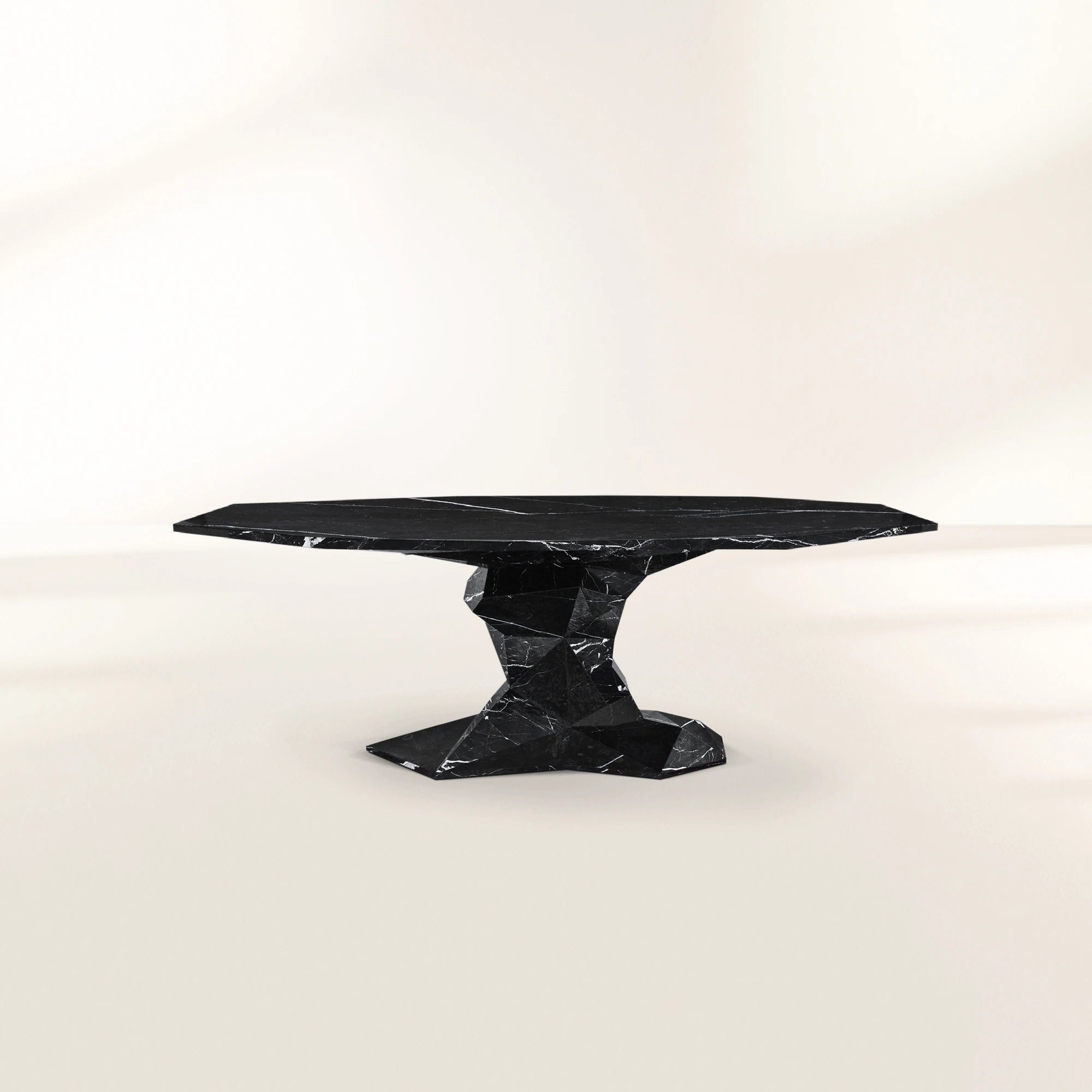 Bonsai Dining Table with Minimalism & Personalized Faceted Dining Table
