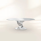 Bonsai Dining Table with Minimalism & Personalized Faceted Dining Table