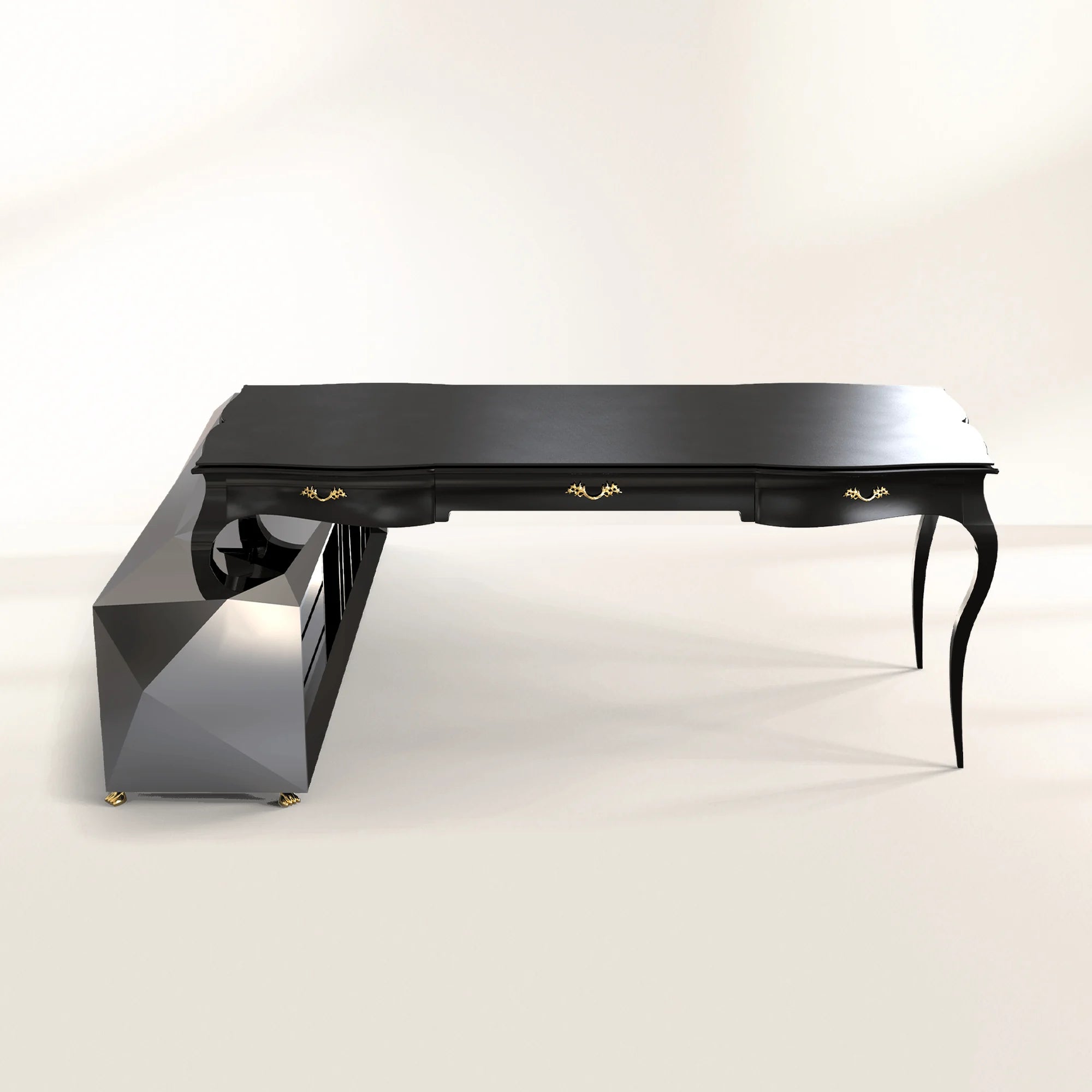 Boulevard Diamond Classic Modern Executive Desk