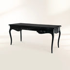 Boulevard II Gloss Black Classic Luxury Writing Desk