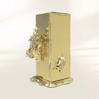 Luxury Dalí-Inspired Watch Winder Box with Surreal Sculptural Design & Gold-Plated Art Finish