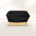 Diamond Faceted Geometric High Gloss Luxury Nightstand