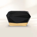 Diamond Faceted Geometric High Gloss Luxury Nightstand