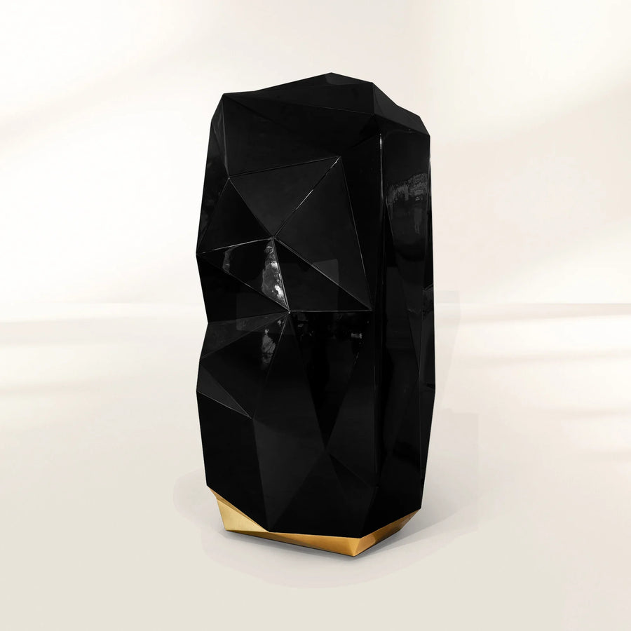 Luxury Diamond Floor Safe with Hidden Watch Winder & Certified High-Security Storage System