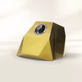 Luxury Diamond Watch Winder with Sculptural Faceted Design & Premium Single Rotor System