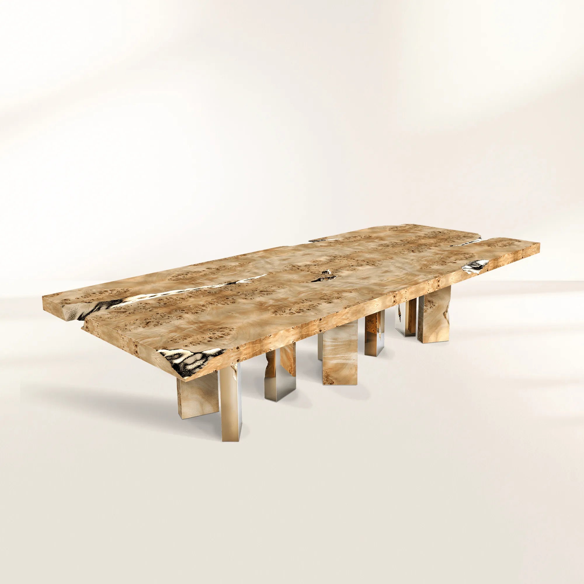 Empire Poplar Root Dining Table