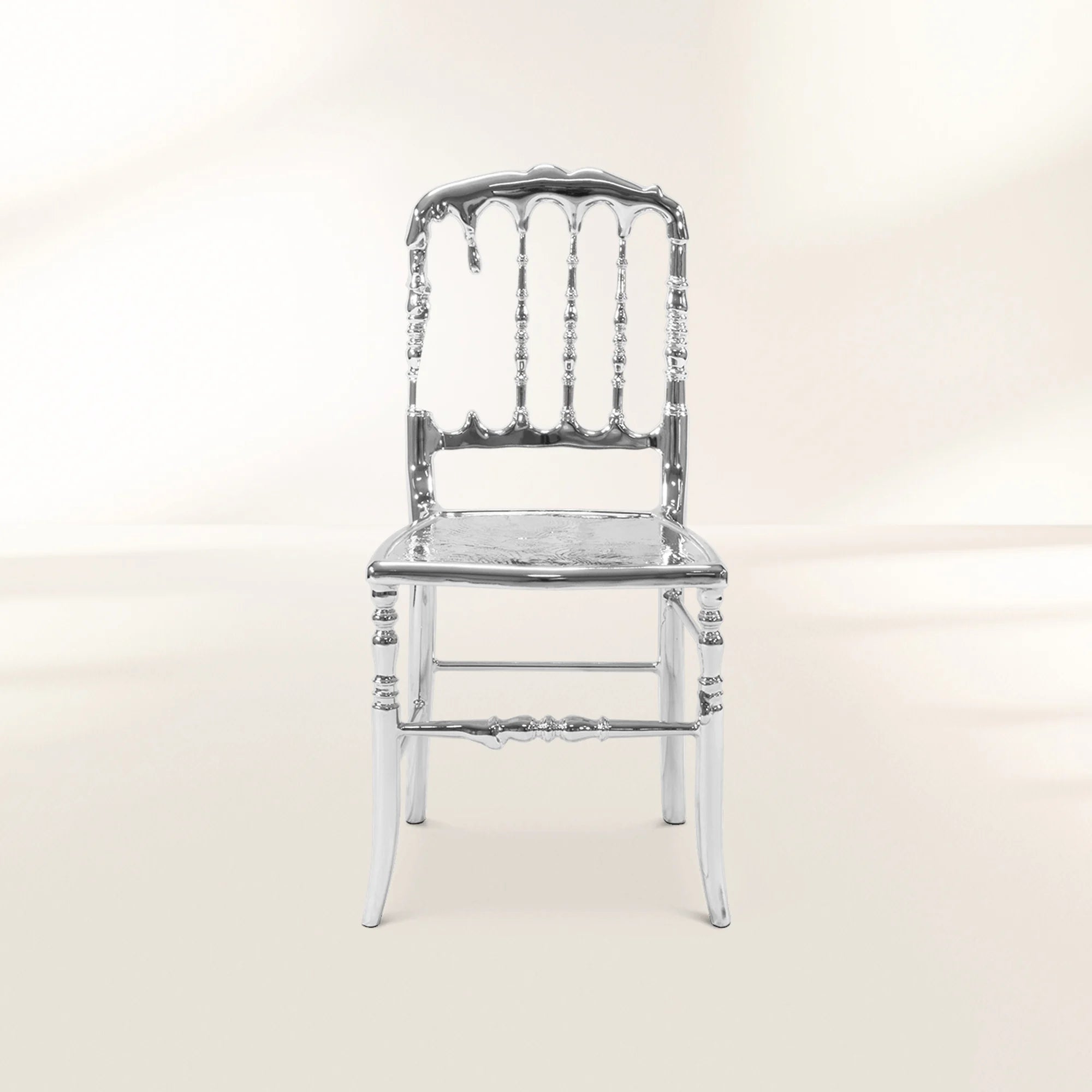 Emporium Silver Surrealist Cast Aluminium Luxury Chair