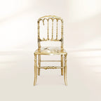 Emporium Gold Surrealist Cast Aluminium Sculpture Dining Chair