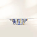 Heritage Dining Table with Azulejo-Inspired