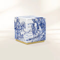 Heritage Azulejo Hand-Painted Ceramic Small Luxury Nightstand