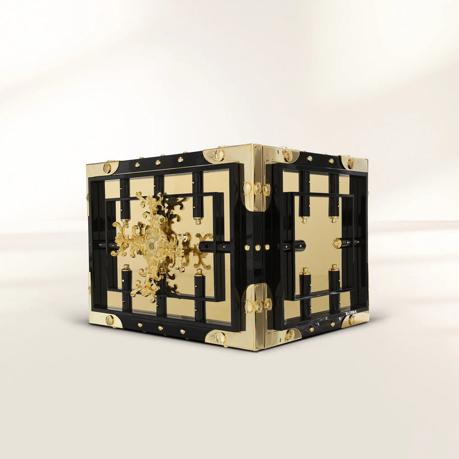 Luxury Knox Watch Winder Safe with Fort Knox-Inspired Armor Design & 8-Rotor Storage System