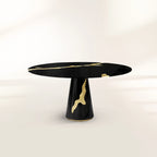 Lapiaz Black Lacquer Dining Table