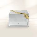 Luxury Lapiaz Watch Box with Polished Stainless Steel & Premium Watch Storage Design